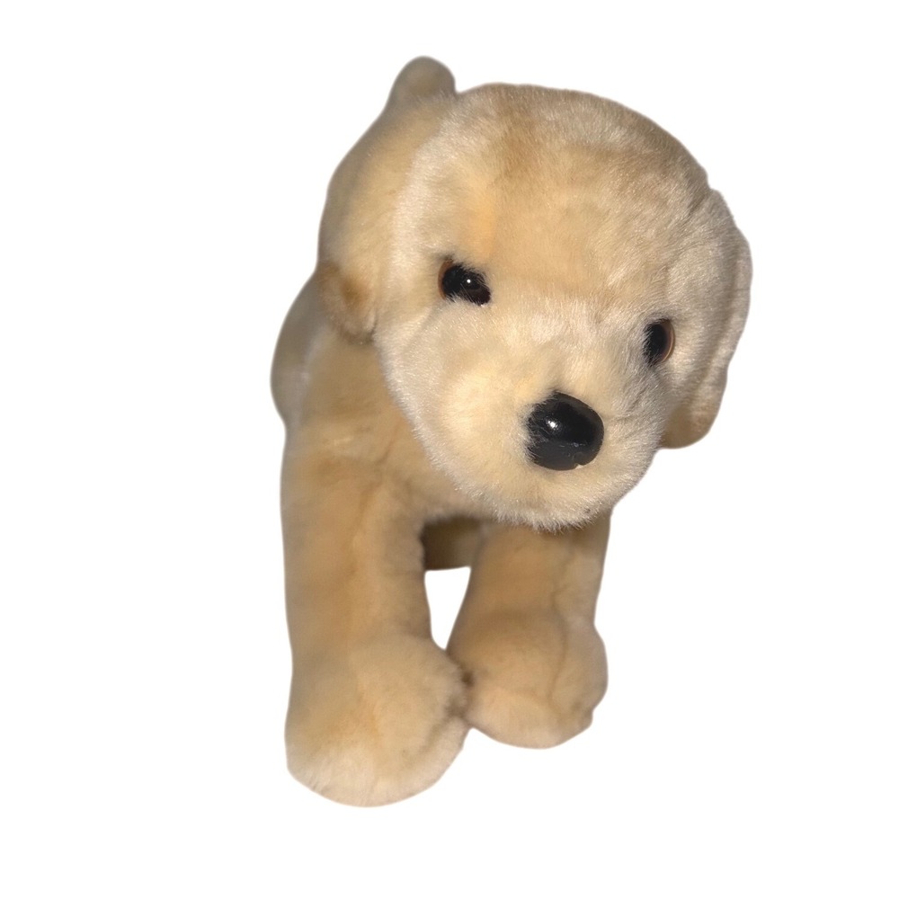 Douglas Cuddle Toys Yellow Labrador Retriever Plush Stuffed Animal Dog 1882 11"
